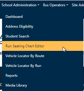 Run Seating Chart Editor - School Administration